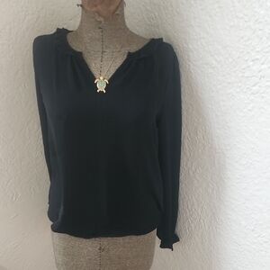 Elegant Black Women's Top